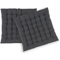 Pad concept Sitzkissen Risotto, 2er-Set grau, 40x3x40 cm