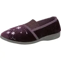 Zedzzz Damen Joanna Hausschuhe DF1319 (6 UK/39,5 EU) (Violett)