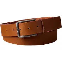 Calvin Klein Ledergürtel JEANS "WARMTH BUCKLE", Herren, Gr. 95, braun (ck cognac, antique silber), Rindsleder, unifarben, Gürtel Ledergürtel, Größenverstellbar