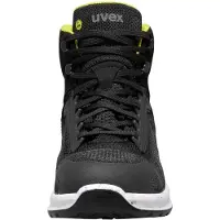 Uvex 2 trend Sicherheitsschuh S1PS Schnürstiefel schwarz/gelb 45