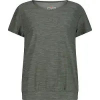 CMP - Women's T-Shirt Round Neck - Funktionsshirt Gr 48 oliv/grau