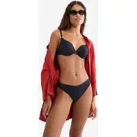 Triumph Bikini-Hose "Summer Twist Brazilian", Damen, Gr. 44, N-Gr, schwarz, Microfaser, Obermaterial: 77% Polyamid, 23% Elasthan, Badehosen Bikini-Hose, Eleganz und Komfort