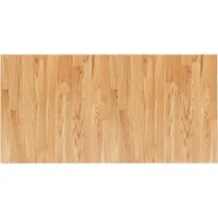 Syfax Waschtischplatte Hellbraun 100x50x1,5 cm Massivholz Behandelt