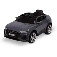 Caretero - Kinder Elektroauto mit Fernbedienung Audi-Optik E-Tron Sportback Grau
