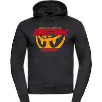 Berik The New Eye Hoodie, schwarz/orange/rot, S