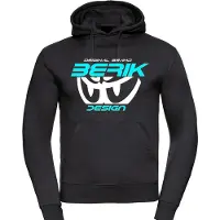 Berik The New Eye Hoodie, dunkelblau/weiß, M