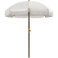 OEM Windbeständige Strandsonnenschirm mit Drehmechanismus - UV-schutzender Strandsonnenschirm - Schatten auf dem Strand - Vakanz an der Küste