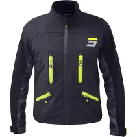 Shot Race Gear Shot Climatic wasserdichte Motocross Jacke, schwarz/grau/neon, 2XL