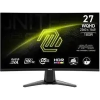 MSI Gaming Monitor, MAG 27CQ6F, 27 Zoll, WQHD, 180Hz, 0.5ms, Curved Fast VA