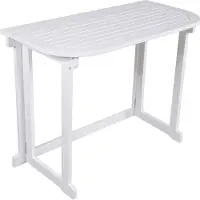 Garden Pleasure Gartentisch "MANILA", weiß (weiß, weiß, weiß, weiß, weiß, weiß, weiß), B:76cm H:50cm T:50cm, Tische, Gartentisch