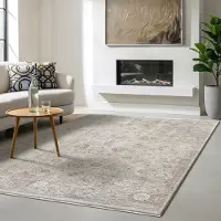 The Carpet Designteppich "Nuvra", beige (beige, gemustert), B:150cm H:15mm L:80cm, Polypropylen, Teppiche, Designteppich, abstrakt