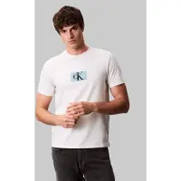 Calvin Klein T-Shirt "SS 30s E SPRTSWR 3 G", Herren, Gr. XXL, grau (chalk), Single Jersey, Obermaterial: 100% Baumwolle, unifarben, regular fit hüftlang, Rundhals, Shirts T-Shirt, mit Logo-Print