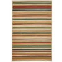 Andiamo Teppich "Sedona Streifen", bunt (multi), B:120cm H:5mm L:170cm, Polypropylen, Teppiche, Teppich, Flachgewebe, gestreift, In- und Outdoor geeignet