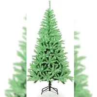 Costway 180cm Künstlicher Weihnachtsbaum, Tannenbaum mit 692 Zweigspitzen&Metallständer, Christbaum im Dunkeln Leuchtend, Kunstbaum Weihnachten Grün