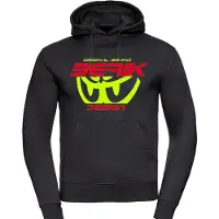 Berik The New Eye Hoodie, dunkelblau/gelb/rot, S