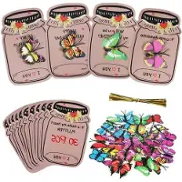 OEM Valentinsdag-Karten mit süßen Liebe-Butterfliegen - Spielzeug und Dekoration für Kinder - Auswechselkarten für die Schule.