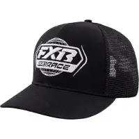 FXR Race Div Youth Kappe, schwarz/weiß, Einheitsgröße