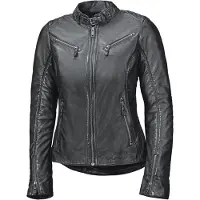 Held Sabira Damen Motorrad Lederjacke, schwarz, 36