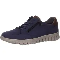 Waldlaufer Schnürhalbschuhe bequem in blau, Gr. 9.5