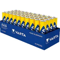 Varta Batterien AAA, 40 Stück, Longlife Power, Alkaline, 1,5V, für Spielzeug, Funkmäuse, Taschenlampen, Germany, Einwegbatterie, AAA, Alkali, 1,5 V, 40 Stück(e), 10 Jahr(e)