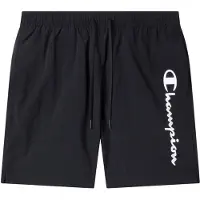Champion Badeshorts "Beachshort Standard Fit", Herren, Gr. XXL, N-Gr, schwarz (nbk), Web, Polyamid, unifarben, Badehosen Badeshorts, mit Logostickerei, unifarben, pflegeleicht, schnell trocknend