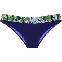 s.Oliver Bikini-Hose "Avin", Damen, Gr. 42, N-Gr, bunt (grün, blau bedruckt), Recycling-Polyamid, bedruckt, Badehosen Bikini-Hose, mit modernem Allover-Print