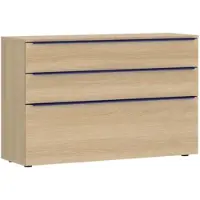 Tom Tailor Kommode HOME, light oak, B:110cm H:74cm T:42cm, Holzwerkstoff, Melamin, Spanplatte, Sideboards, Kommode, Lowboard, Breite 110 cm,1 Klappe,2 Schubladen, viel Stauraum