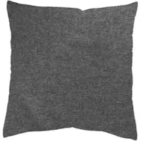 Home wohnideen Dekokissen "LUCIO" Gr. 2, grau (anthrazit, unifarben), B:50cm L:50cm, Polyester, Dekokissen_Sitzkissen_Kissenhüllen, Dekokissen