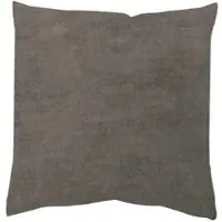 Home wohnideen Dekokissen "ELMER 1ER PACK MIT FÜLLUNG" Gr. 2, grau (grau, unifarben), B:50cm L:50cm, Polyester, Dekokissen_Sitzkissen_Kissenhüllen, Dekokissen