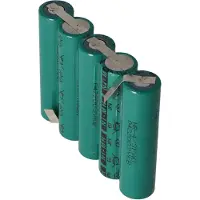AccuCell Akku passend für MarSurf M300 Oberflächenmessgerät, 5/HHR450 4/3A 6 Volt 4500mAh 75845 505 517 Akku, zum Selbsteinbau, mit Kabel, ohne Stecker