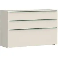 Tom Tailor Kommode HOME, light taupe, B:110cm H:74cm T:42cm, Holzwerkstoff, Melamin, Spanplatte, Sideboards, Kommode, Lowboard, Breite 110 cm,1 Klappe,2 Schubladen, viel Stauraum