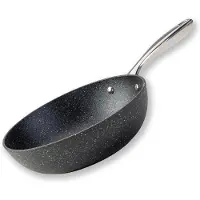 Fackelmann Wokpfanne Crossroad Ø 28 cm – Aus geschmiedetem Aluminium, keramische