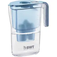 BWT Vida Wasserfilter-Kanne, 2,6 L, inklusive 1 Magnesium-Mineralisierungsfilterpatrone – Blau