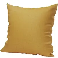 Homing Dekokissen "St. Moritz" Gr. 2, gelb (honigfarben, unifarben), B:50cm L:50cm, Polyester, Dekokissen_Sitzkissen_Kissenhüllen, Dekokissen, Pflegeleicht