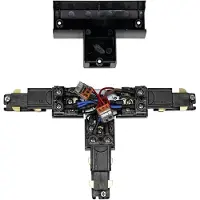 SLV 1007818 S-TRACK T-Verbinder, verstellbar, links, mit Einspeisemöglichkeit, DALI, PHASE, schwarz