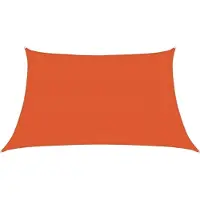 Syfax Sonnensegel 160 g/m² Trapezform Orange 3/4x2 m HDPE