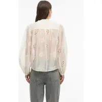 ROUGE EDIT Split Neck Langarmhemd