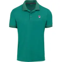 FILA Tennis-Polo Hermano (100% rec. Polyester, klassisch Look) grün Herren