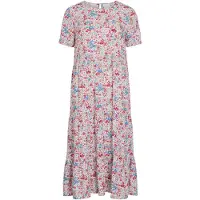 Vila Kurzarm Maxikleid