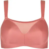 Lisca Sport-BH "Sport BH ohne Bügel Lifestyle", Damen, Gr. 75, Cup C, rosa (rose porcelain), Stoff, Obermaterial: 80% Polyamid PA. 20% Elasthan EL., BHs Sport-BH