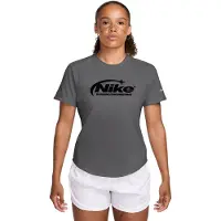 Nike - Women's Swift Dri-FIT Running Top - Laufshirt Gr M grau