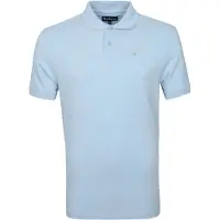 Barbour Basic Pique Poloshirt Hellblau