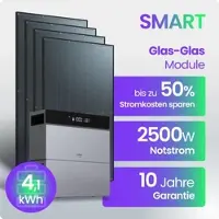 TEPTO 460W Balkonkraftwerk Smart mit ConowÂ 4kWh Speicher + Gratis Smart Meter