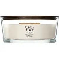 Woodwick Tonka & Almond Milk Duftkerze mit Holzdocht 453.6 g