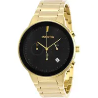 Invicta Specialty 29480 Herrenuhr - Quarzwerk - Edelstahl mit schwarzem Zifferblatt - 43 mm