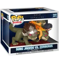 Funko POP! Pop Deluxe Solo Leveling Jinwoo vs Cerberus 10 cm Sammlerfigur