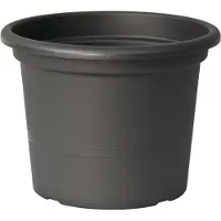 Euro3plast Pflanzkübel 'Geo', anthrazit, ca. Ø 55 x H 41 cm
