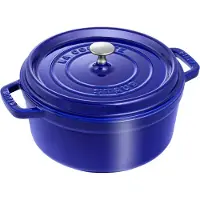Staub Bräter/Cocotte 24 cm, 3,8 l blau