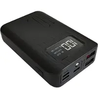 Viking Kompakte Powerbank 10000mAh go10 mit digitaler Ladezustandsanzeige, 99x62x22mm