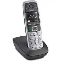 Gigaset COMFORT 550HX, Analoges/DECT-Telefon, Kabelloses Mobilteil, Freisprecheinrichtung, 200 Eintragungen, Anrufer-Identifikation, Schwarz